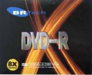 BR-TECH BR-TECH DVD-R 4.7GB 8X SLIMECASE 10PCS