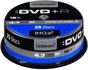 INTENSO 4811154 DVD+R 16X 4,7GB PRINTABLE CAKEBOX 25PCS INTENSO 4811154 DVD+R 16X 4,7GB PRINTABLE CAKEBOX 25PCS
