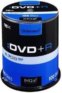 INTENSO 4111156 DVD+R INTENSO 4,7GB X16 4111156 100PCS INTENSO 4111156 DVD+R INTENSO 4,7GB X16 4111156 100PCS