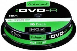 INTENSO 4101152 DVD-R INTENSO 4.7GB X16 4101152 10PCS INTENSO 4101152 DVD-R INTENSO 4.7GB X16 4101152 10PCS