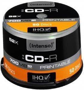 INTENSO INTENSO CD-R INTENSO 700MB PRINTABLE 1801125 50PCS