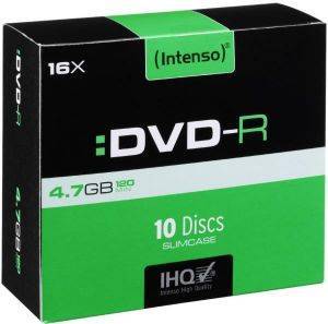 INTENSO DVD-R 4.7GB X16 SC 4101652 10PCS INTENSO DVD-R 4.7GB X16 SC 4101652 10PCS