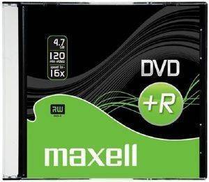 MAXELL DVD+R 4,7GB 16X SLIMCASE 1PCS