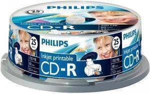 PHILIPS CD-R 700MB 80 MIN 52X PRINTABLE CAKEBOX 25PCS PHILIPS CD-R 700MB 80 MIN 52X PRINTABLE CAKEBOX 25PCS