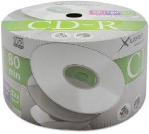 XLAYER CD-R 80MIN 52X 700MB CB 50PCS