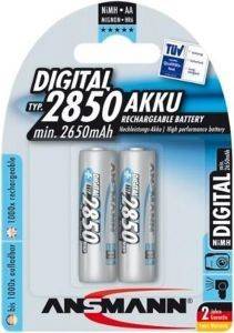 ANSMANN ΜΠΑΤΑΡΙΑ ANSMANN RECHARGEABLE NIMH AA 2850MAH 2 ΤΕΜ. HR6