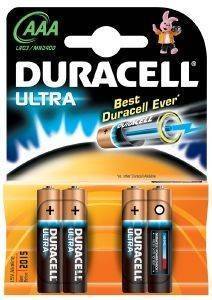 ΜΠΑTΑΡΙΑ DURACELL ULTRA 3A LR03 ΜΠΑTΑΡΙΑ DURACELL ULTRA 3A LR03