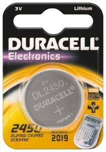  DURACELL LITHIUM BUTTON CELLS CR2450