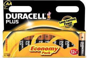T DURACELL PLUS AA 8+4 