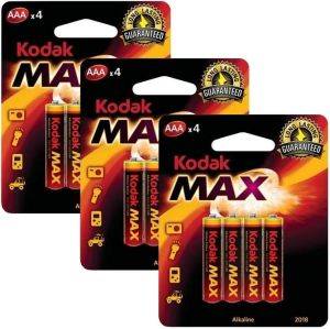 ΜΠΑΤΑΡΙΕΣ KODAK ALKALINE MAX LR03 AAA 12ΤΕΜ ΜΠΑΤΑΡΙΕΣ KODAK ALKALINE MAX LR03 AAA 12ΤΕΜ