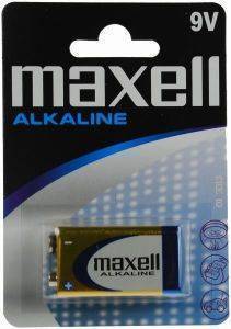  MAXELL ALKALINE 9V 1 .