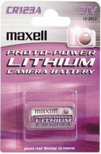  MAXELL LITHIUM CAMERA BATTERY CR-123A