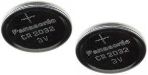  PANASONIC LITHIUM BUTTON CELLS CR2032 2TEM