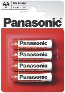 PANASONIC ΜΠΑΤΑΡΙΑ PANASONIC ZINC CARBON AA 4 ΤΕΜ.