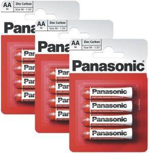  PANASONIC ZINC CARBON AA 12 .