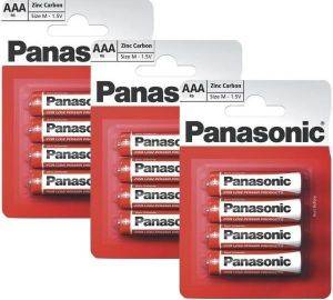  PANASONIC ZINC CARBON AAA 12 .