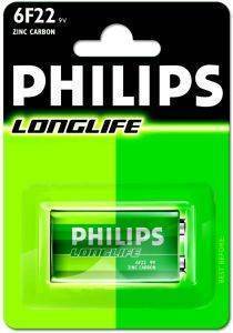  PHILIPS LONGLIFE 9V (6F22) 1 
