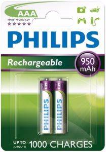 ΜΠΑΤΑΡΙΑ RECHARGEABLE PHILIPS R03 B2A95/10 3A 2ΤΕΜ 950MAH ΜΠΑΤΑΡΙΑ RECHARGEABLE PHILIPS R03 B2A95/10 3A 2ΤΕΜ 950MAH
