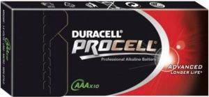 DURACELL ΜΠΑΤΑΡΙΑ DURACELL PROCELL 3A 10 PACK