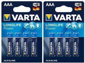 VARTA ΜΠΑTΑΡΙΑ VARTA LONGLIFE POWER 3A 8ΤΕΜ