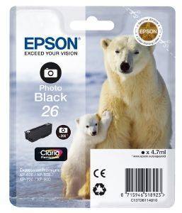   EPSON 26 PHOTO BLACK  OEM:C13T26114010