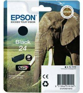 ΓΝΗΣΙΟ ΜΕΛΑΝΙ EPSON 24 BLACK ΜΕ ΟΕΜ:T242140 ΓΝΗΣΙΟ ΜΕΛΑΝΙ EPSON 24 BLACK ΜΕ ΟΕΜ:T242140