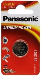 ΜΠΑΤΑΡΙΑ PANASONIC LITHIUM BUTTON CELLS CR2032 1PCS ΜΠΑΤΑΡΙΑ PANASONIC LITHIUM BUTTON CELLS CR2032 1PCS
