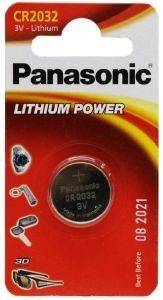  PANASONIC LITHIUM BUTTON CELLS CR2032 1PCS