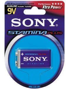 ΜΠΑΤΑΡΙΑ SONY STAMINA PLUS 9V ΜΠΑΤΑΡΙΑ SONY STAMINA PLUS 9V