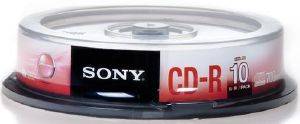 SONY CD-R 700MB 10CDQ80SP 10 CAKEBOX SONY CD-R 700MB 10CDQ80SP 10 CAKEBOX