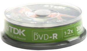 TDK DVD-R 1.4GB MINI 10 CAKE 14CBEC10