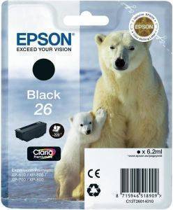 ΓΝΗΣΙΟ ΜΕΛΑΝΙ EPSON 26 BLACK ME OEM:C13T26014010 ΓΝΗΣΙΟ ΜΕΛΑΝΙ EPSON 26 BLACK ME OEM:C13T26014010