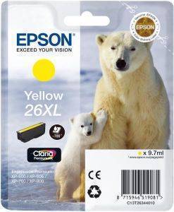 ΓΝΗΣΙΟ ΜΕΛΑΝΙ EPSON 26XL YELLOW ME OEM:C13T26344010 ΓΝΗΣΙΟ ΜΕΛΑΝΙ EPSON 26XL YELLOW ME OEM:C13T26344010