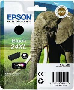 ΓΝΗΣΙΟ ΜΕΛΑΝΙ EPSON 24XL BLACK ΜΕ OEM:C13T24314010 ΓΝΗΣΙΟ ΜΕΛΑΝΙ EPSON 24XL BLACK ΜΕ OEM:C13T24314010