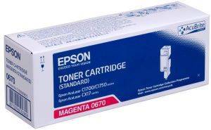 ������ TONER EPSON ��� C1700/1750N/ NF/WF MAGENTA OEM: C13S050670