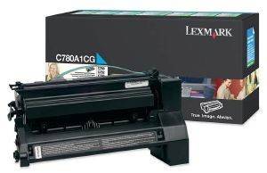  TONER LEXMARK  (CYAN)  OEM: C780A1CG