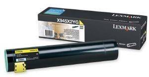  TONER LEXMARK  (YELLOW)  OEM: X945X2YG