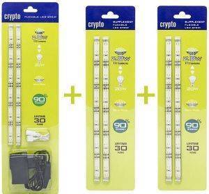 CRYPTO LED PACK 6X30CM 108LED 3528 WARM-WHITE IP65 8.4W 444LM 120 DEG CRYPTO LED PACK 6X30CM 108LED 3528 WARM-WHITE IP65 8.4W 444LM 120 DEG