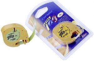 DYMO  LETRATAG PLASTIC TAPE YELLOW 12MM X 4M 91222 S0721670