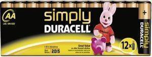  AA DURACELL SIMPLY 12PACK