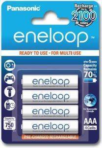 PANASONIC PANASONIC ENELOOP BK-4MCCE AAA 750MAH 4ΤΕΜ