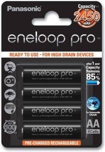 PANASONIC ENELOOP PRO BK-3HCCE AA 2450MAH 4