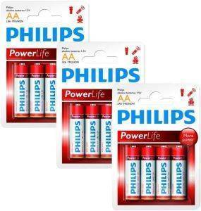 ΜΠΑΤΑΡΙΑ PHILIPS POWER LIFE AA 12 TEM ΜΠΑΤΑΡΙΑ PHILIPS POWER LIFE AA 12 TEM