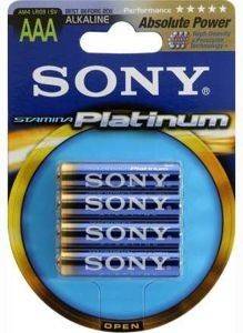 ΜΠΑΤΑΡΙΑ SONY STAMINA PLATINUM ALCALINE 3A 4 ΤΕΜ LR03 ΜΠΑΤΑΡΙΑ SONY STAMINA PLATINUM ALCALINE 3A 4 ΤΕΜ LR03