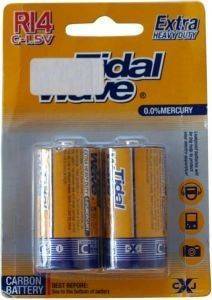 ΜΠΑΤΑΡΙΑ TIDAL WAVE LR14 SIZE C 1.5V 2ΤΕΜ LR14 ΜΠΑΤΑΡΙΑ TIDAL WAVE LR14 SIZE C 1.5V 2ΤΕΜ LR14