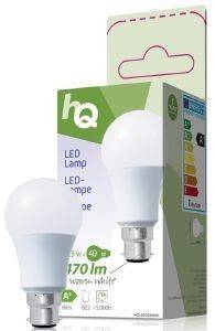  LED HQL B22 A60001 WARM WHITE