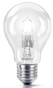   PHILIPS ECOCLASSIC E27 53W WARM-WHITE CLEAR
