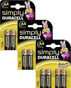 ΜΠΑTΑΡΙΑ DURACELL SIMPLY AA 12PACK ΜΠΑTΑΡΙΑ DURACELL SIMPLY AA 12PACK