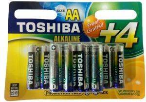 ��������� ALKALINE TOSHIBA AA LR6 8+4PACK