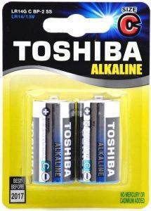  ALKALINE TOSHIBA LR14 SIZE C 2